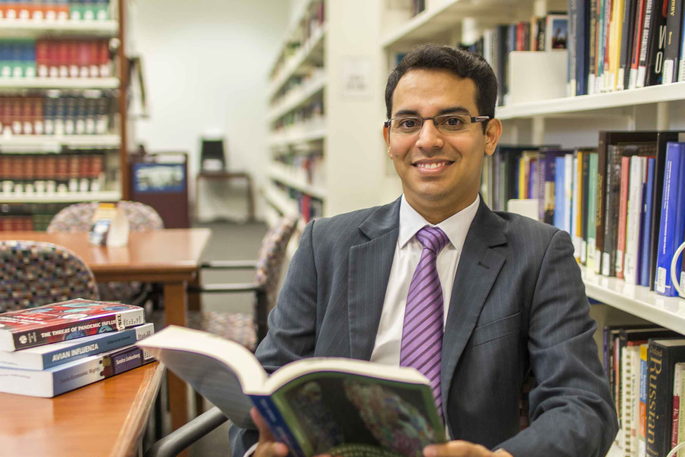 Looking professional in the library